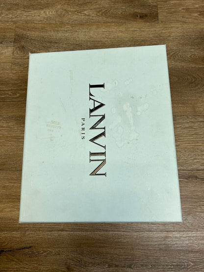 Preowned Lanvin White Black Blue Orange size 43