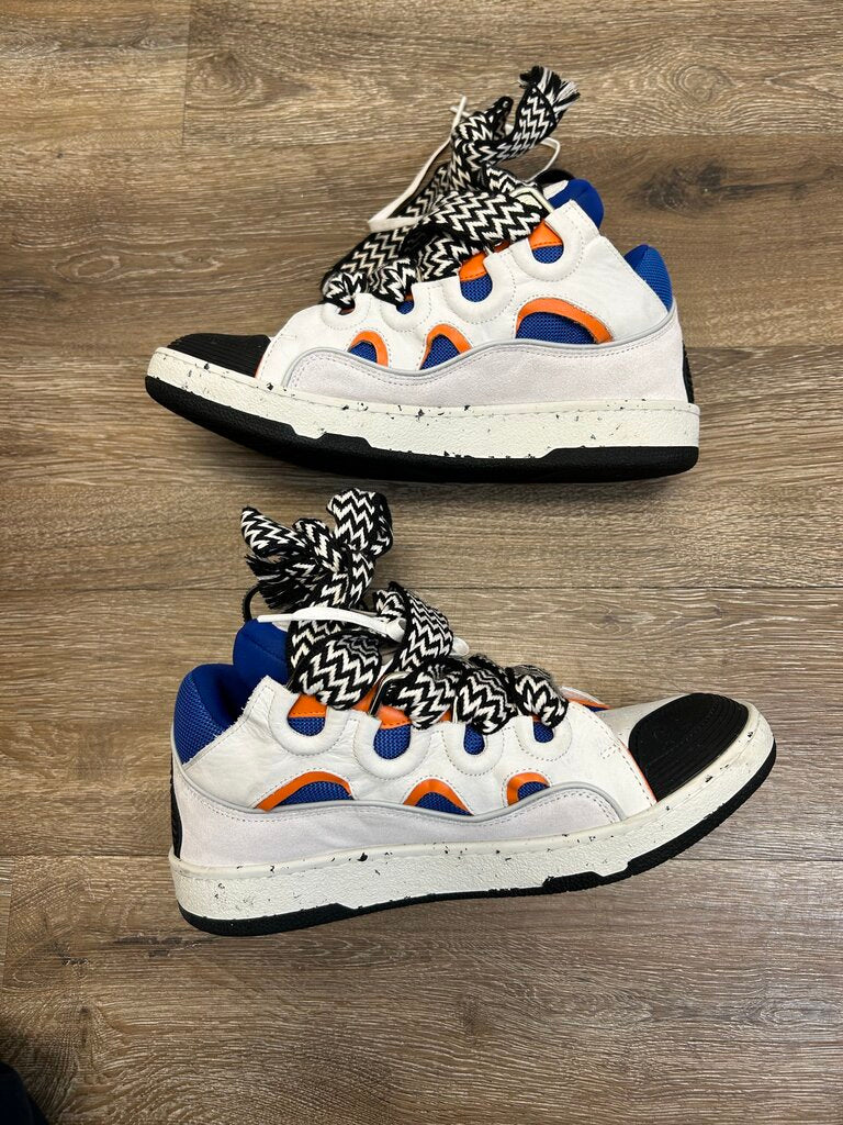 Preowned Lanvin White Black Blue Orange size 43