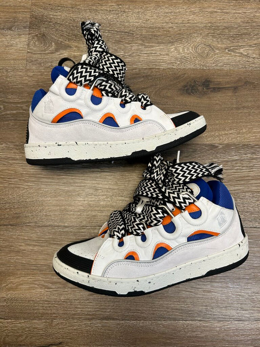 Preowned Lanvin White Black Blue Orange size 43