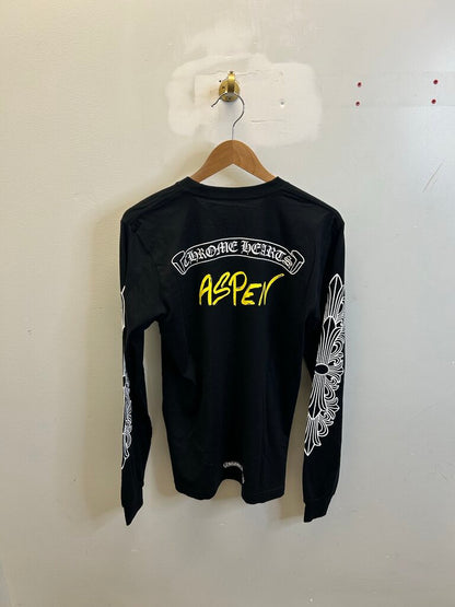 New Chrome Hearts Aspen Yellow Back Logo Longsleeve sz.