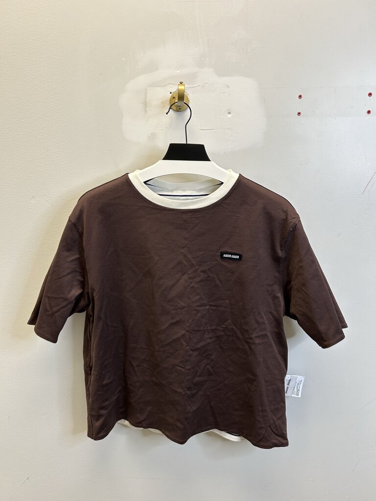 New Miu Miu Stripe Reversible Shirt sz.S