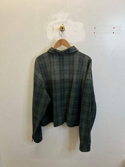 Preowned Gv Gallery Flannel Green Sz L