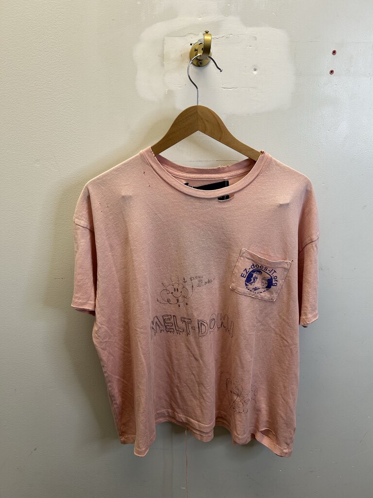 New Paly Pink Rehab Romance Tee Sz.Medium