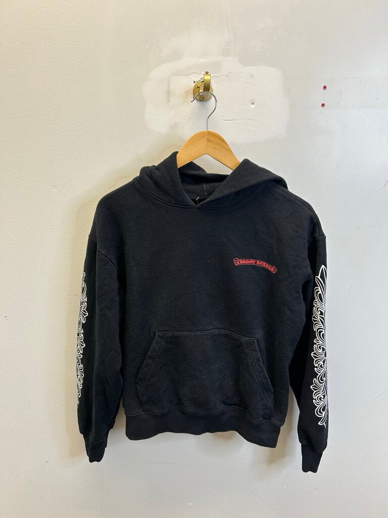 Preowned Chrome Heart Matty Chomper Black Hoodie size S