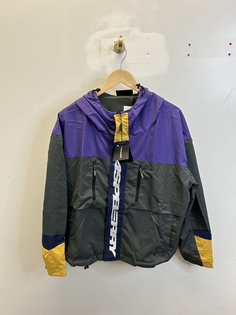 New GV Gallery Yellow Purple WindBreaker size L