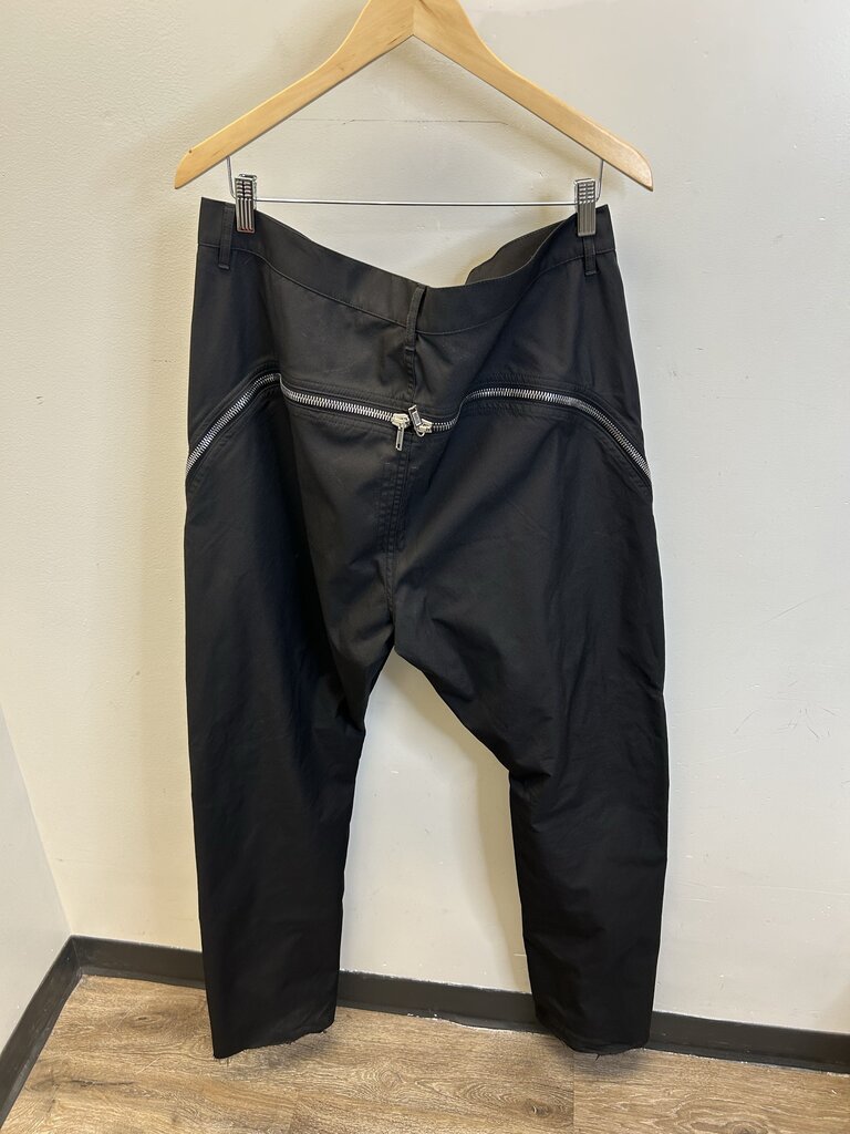 New Rick Owens Black Banana Pants Size 38