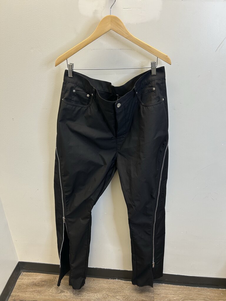 New Rick Owens Black Banana Pants Size 38