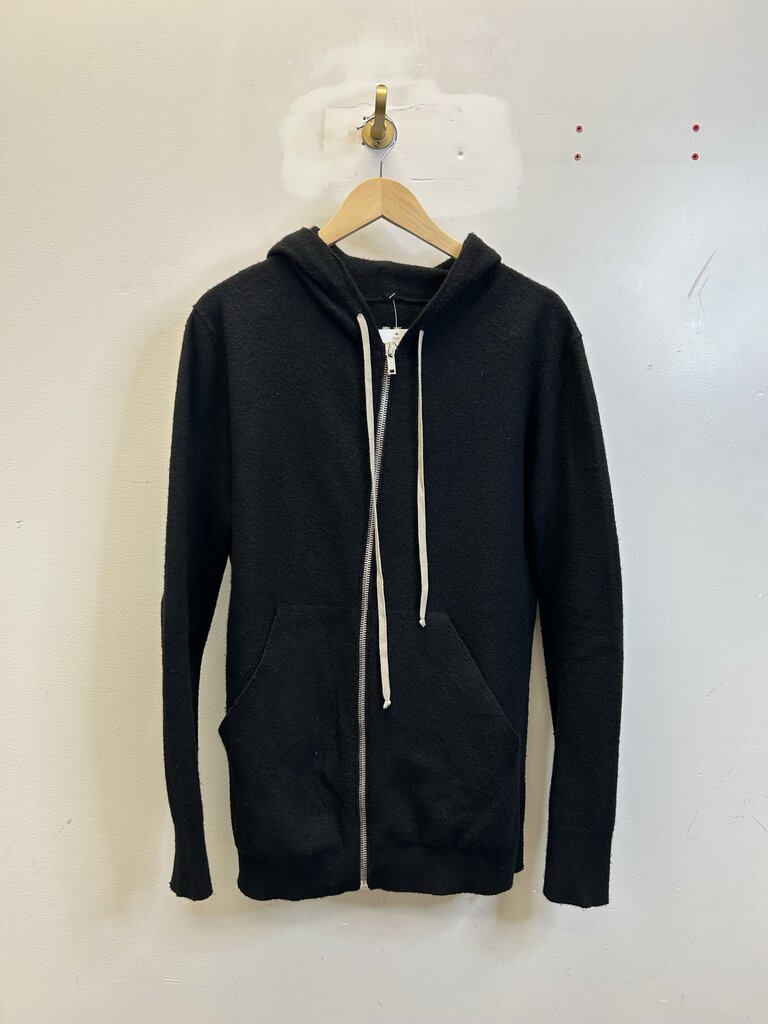 Preowned Rick Owens Black Strobe Zip Size XS