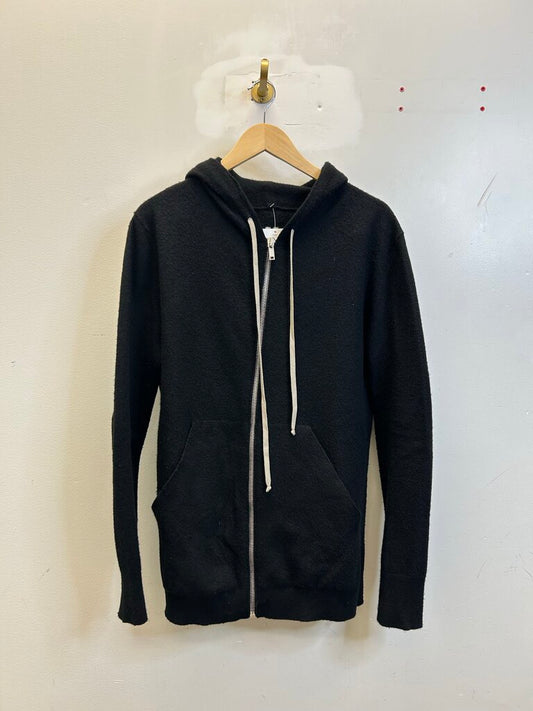 Preowned Rick Owens Black Strobe Zip Size XS