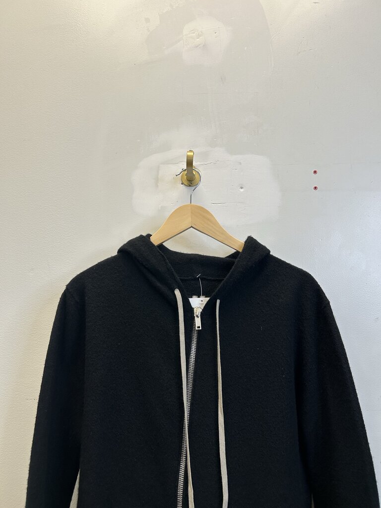 Preowned Rick Owens Black Strobe Zip Size XS