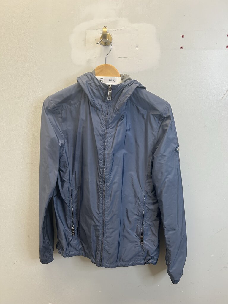 Preowned Prada Blue Reversable Windbreaker Sz.46
