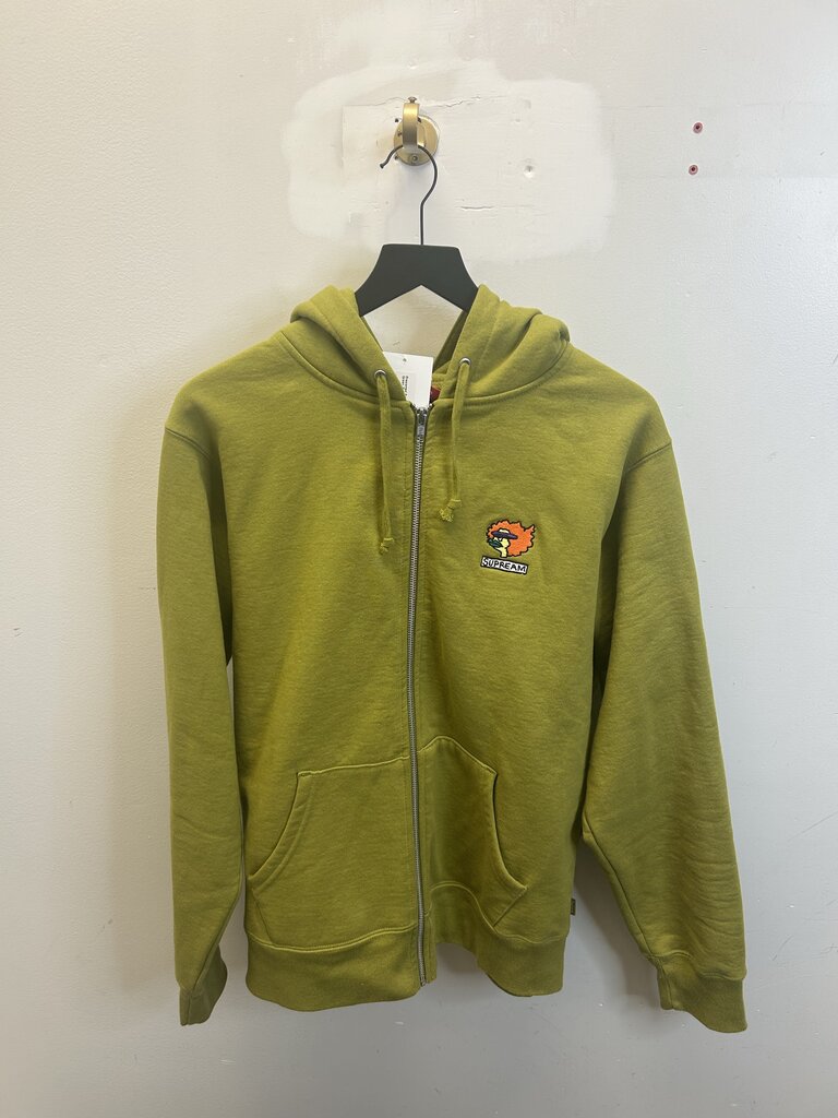 Preowned Supreme Gonz Green Zip Up Sz.Medium