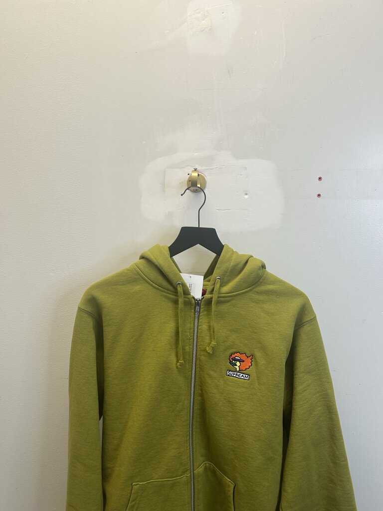 Preowned Supreme Gonz Green Zip Up Sz.Medium