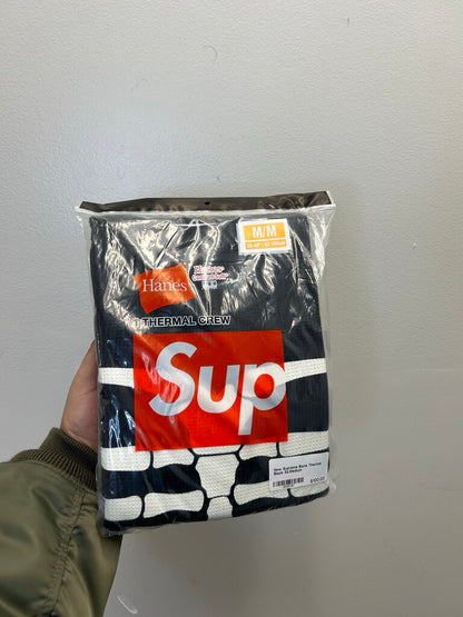 New Supreme Bone Thermal Black Sz.Medium
