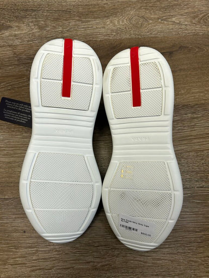 New Prada Navy Grey Cups Sz.7/9M