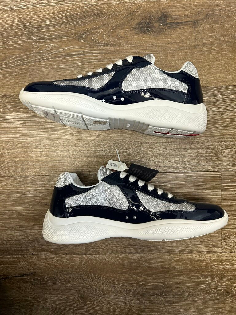 New Prada Navy Grey Cups Sz.7/9M