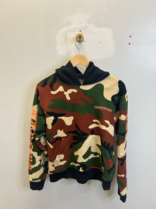 Preowned Chrome Hearts Matty Boy Camo Hoodie Sz.Small