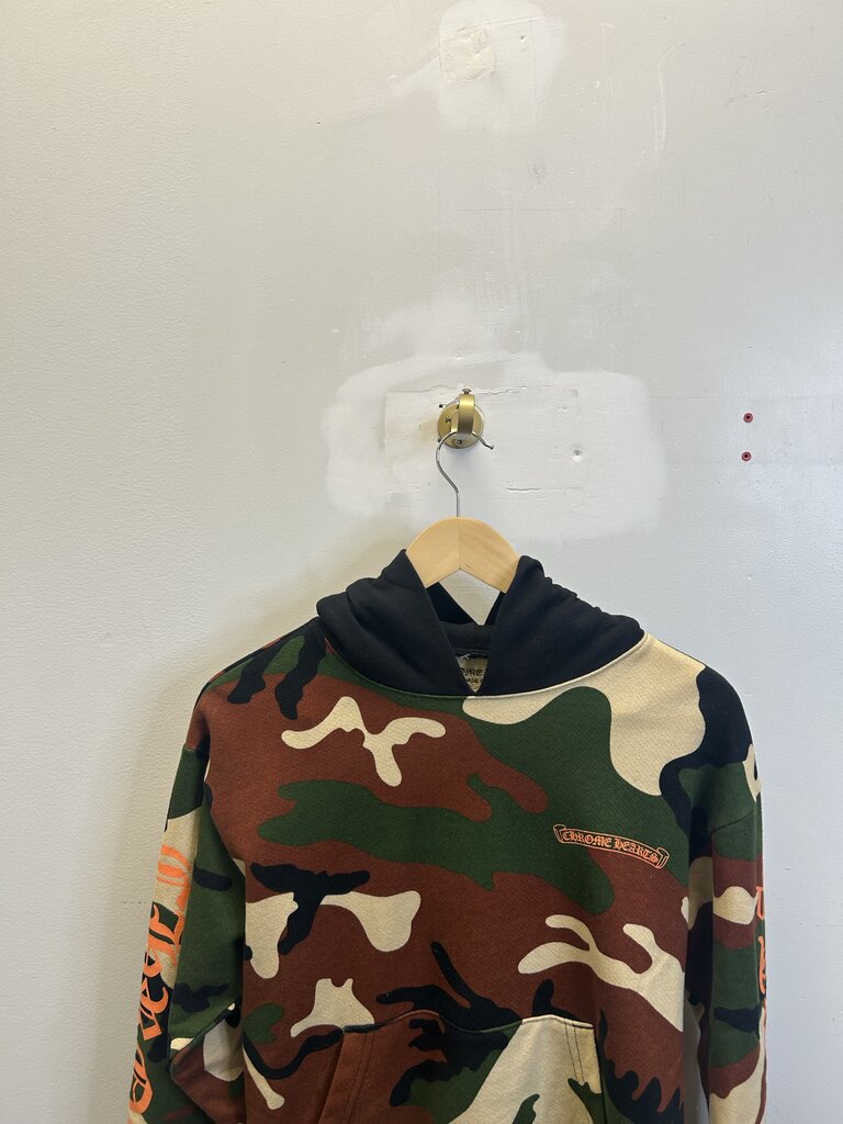 Preowned Chrome Hearts Matty Boy Camo Hoodie Sz.Small