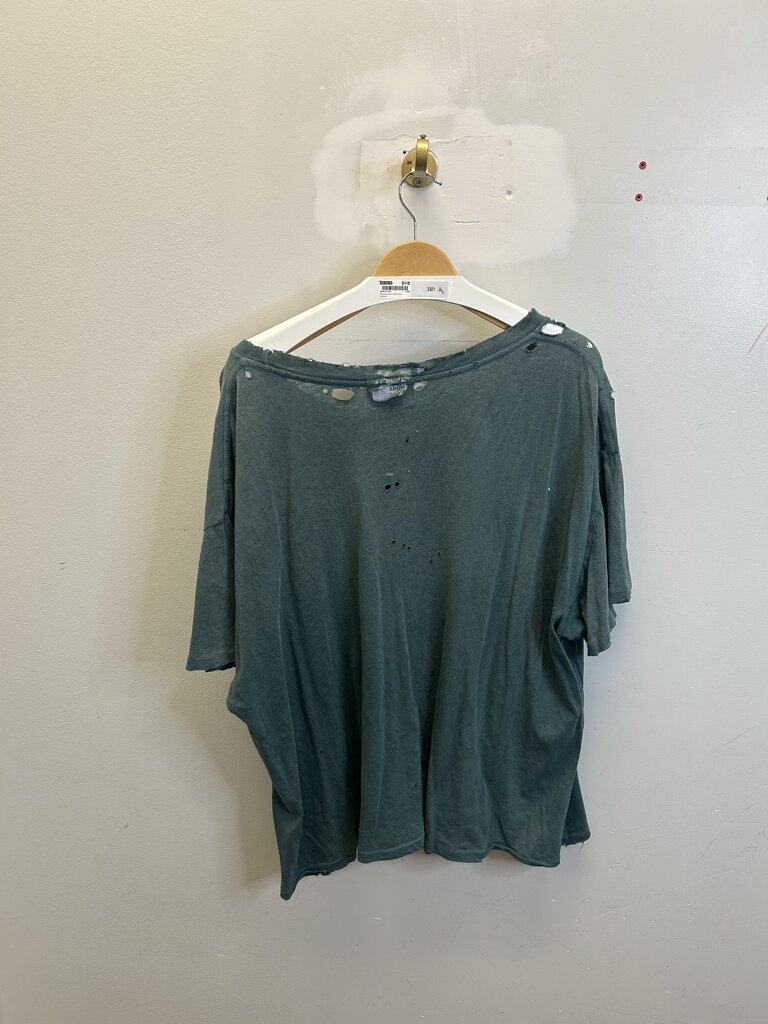 Preowned ERD Green Classic Logo Tee Size XXL