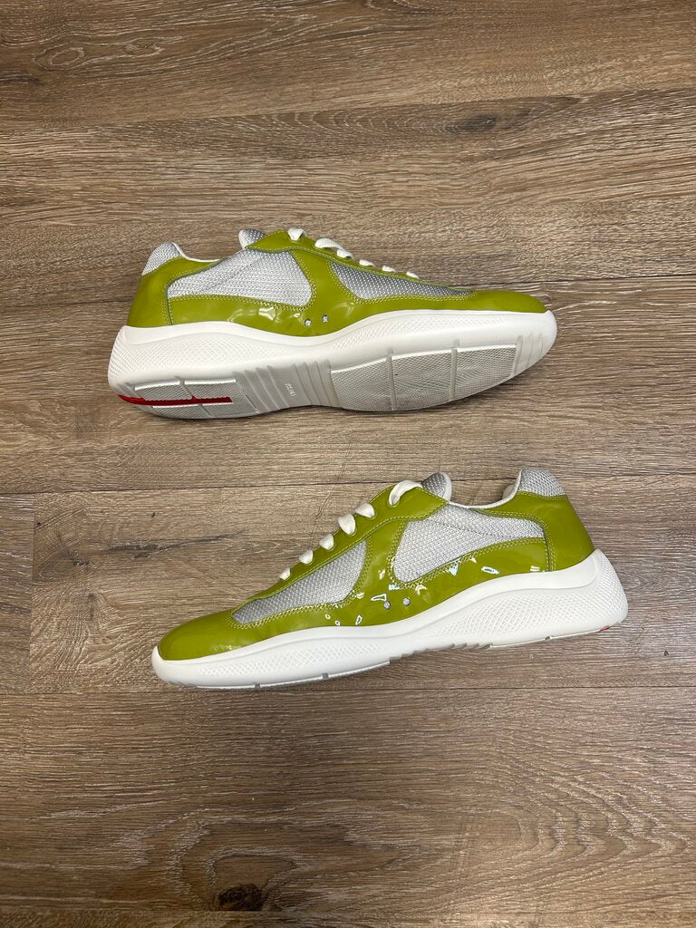 Preowned Prada Cups Green Slime Sz.9/11M