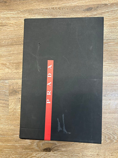 Preowned Prada Cups Black On Black Sz.8/10M