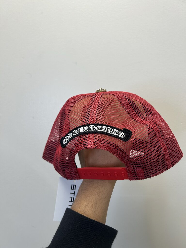 New Chrome Hearts Red White Made In California Hat