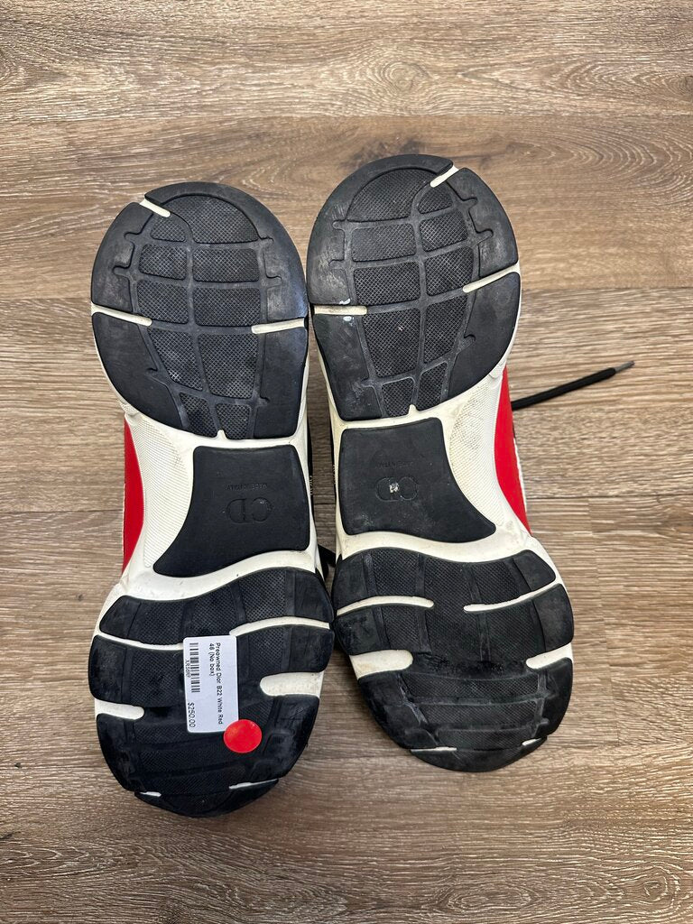 Preowned Dior B22 White Red 46 (No box)