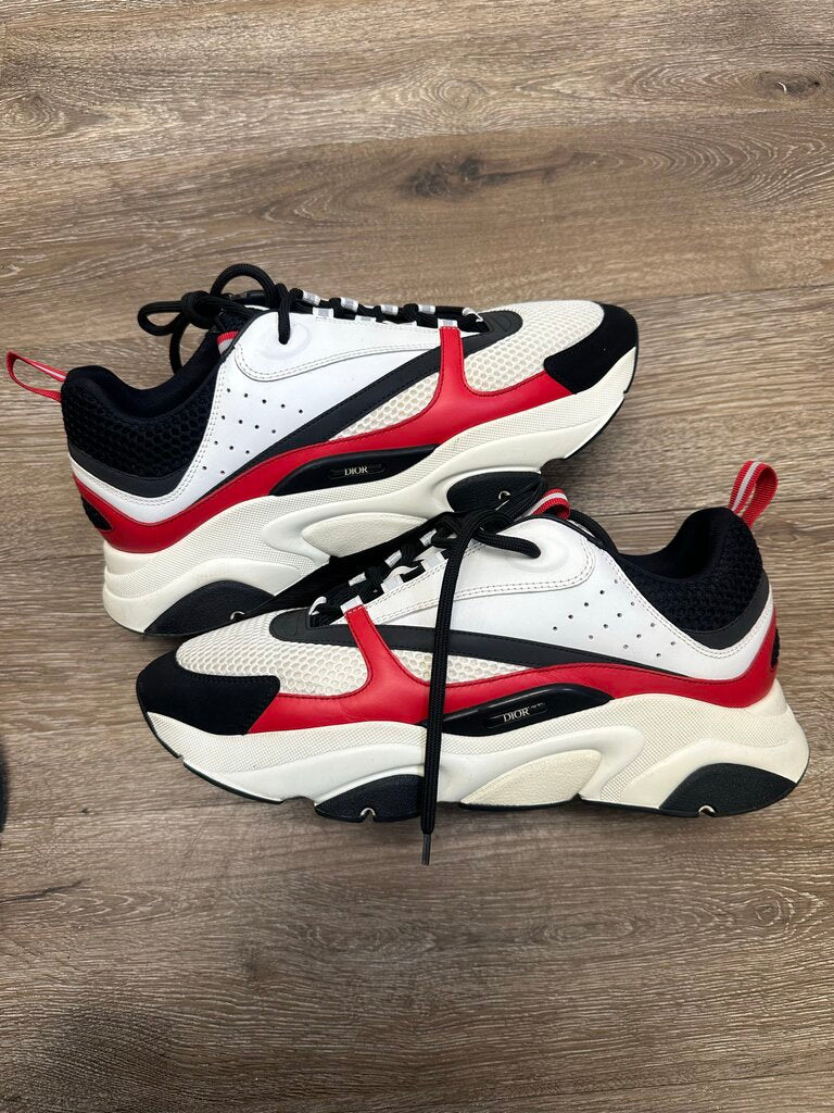 Preowned Dior B22 White Red 46 (No box)