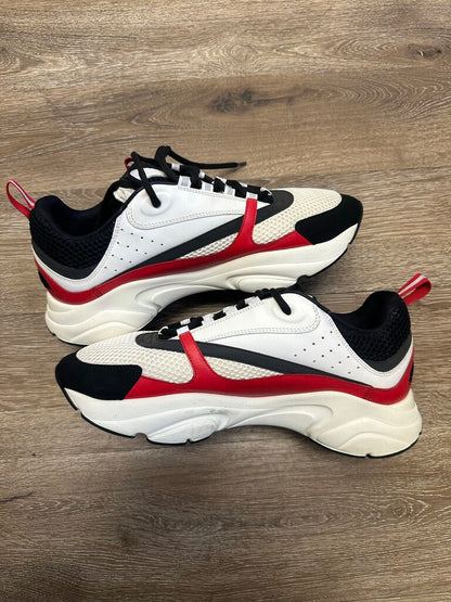 Preowned Dior B22 White Red 46 (No box)