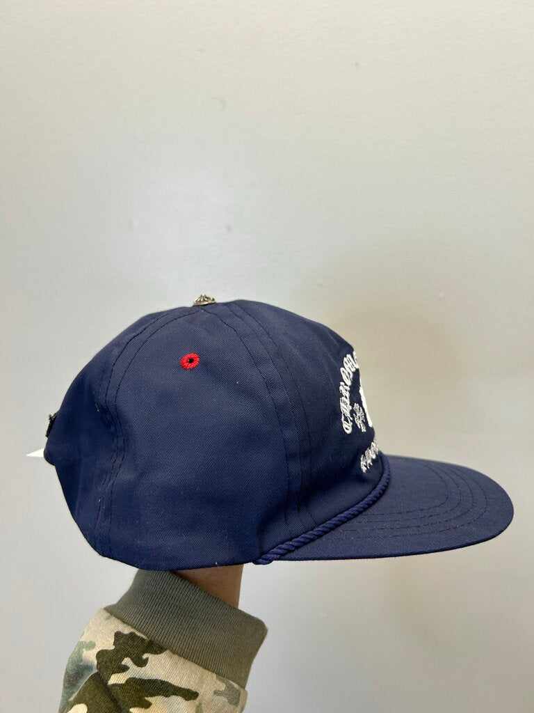 New Chrome Heart Navy White Red Paper Jam Hat