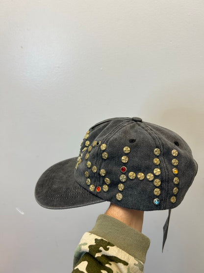 New Satoshi Grey Studded Hat