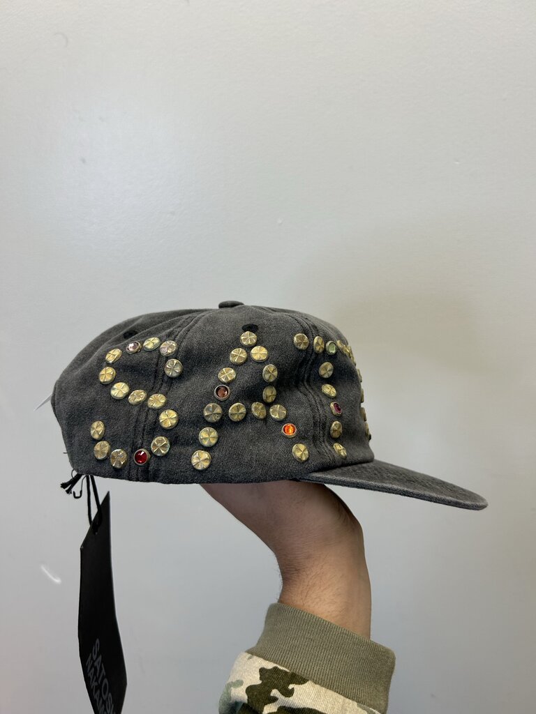 New Satoshi Grey Studded Hat