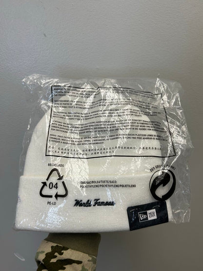New Supreme Bogo White Red Logo Beanie