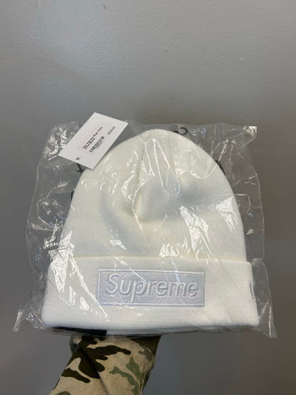 New Supreme Bogo White White Beanie