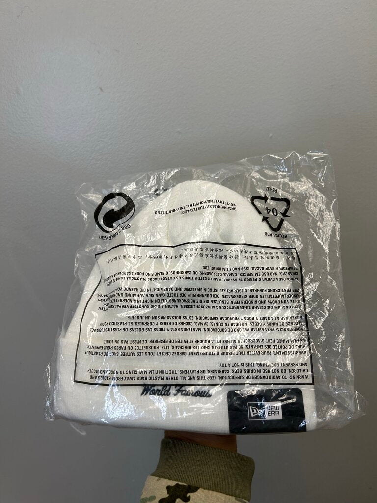 New Supreme Bogo White White Beanie