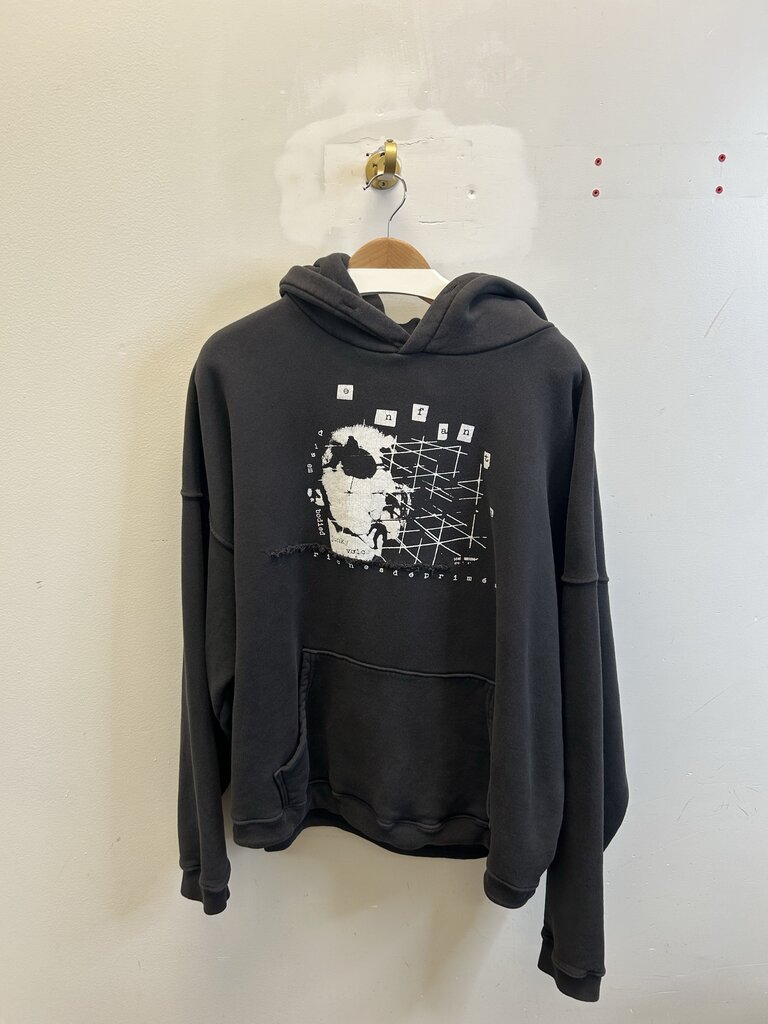 Preowned ERD Buddah ? Black White Hoodie size XL