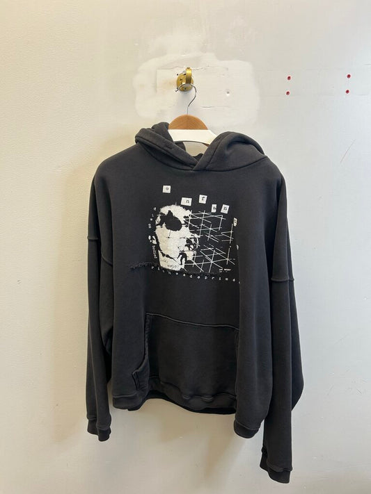 Preowned ERD Buddah ? Black White Hoodie size XL