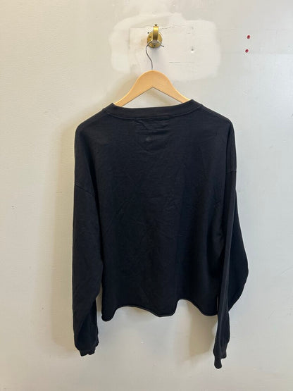 Preowned ERD Strung Out Black Teal Crewneck size M