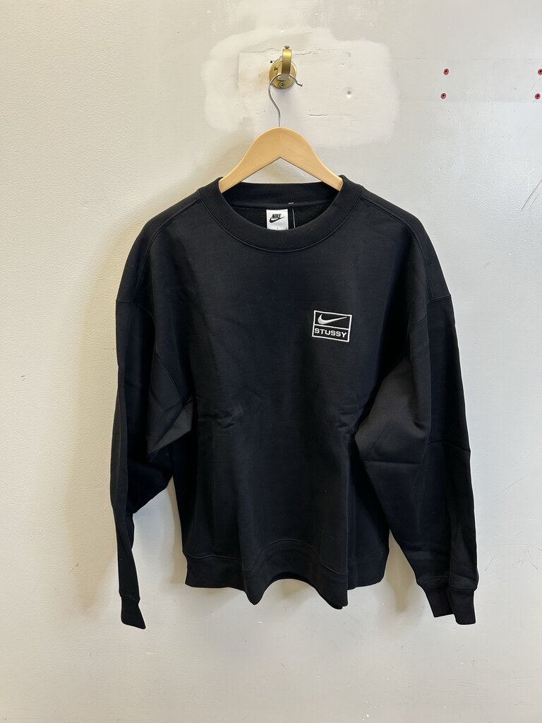 New Stussy Nike Black White Crewnecks size L