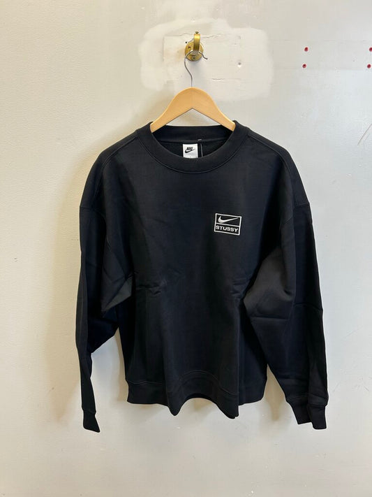 New Stussy Nike Black White Crewnecks size L