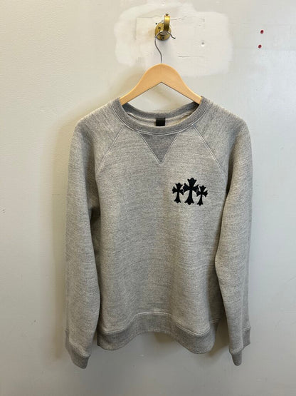 New Chrome Heart Cemetery Cashmere Grey Crewneck size L
