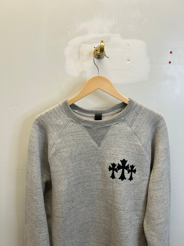 New Chrome Heart Cemetery Cashmere Grey Crewneck size L