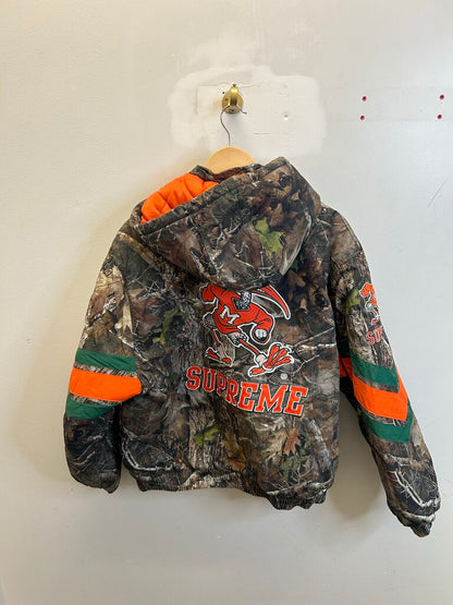 New Supreme Camo Miami Football Jacket size M