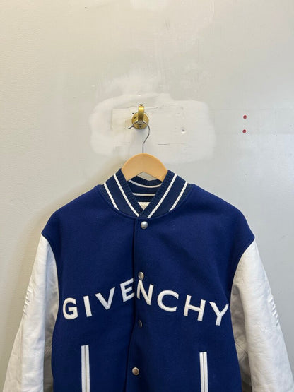 Preowned Givenchy Royal Blue Varsity Jacket size 54(XL)
