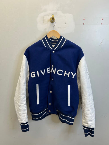 Preowned Givenchy Royal Blue Varsity Jacket size 54(XL)
