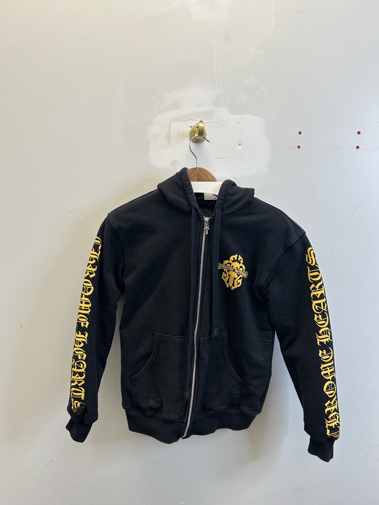 Preowned Chrome Hearts Black & Yellow Zip sz.S