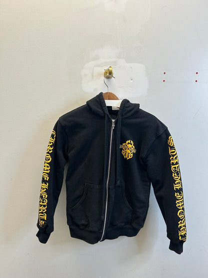 Preowned Chrome Hearts Black & Yellow Zip sz.S