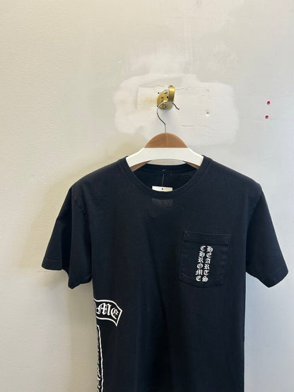 Preowned Chrome Hearts Black Tee T Logo sz.M