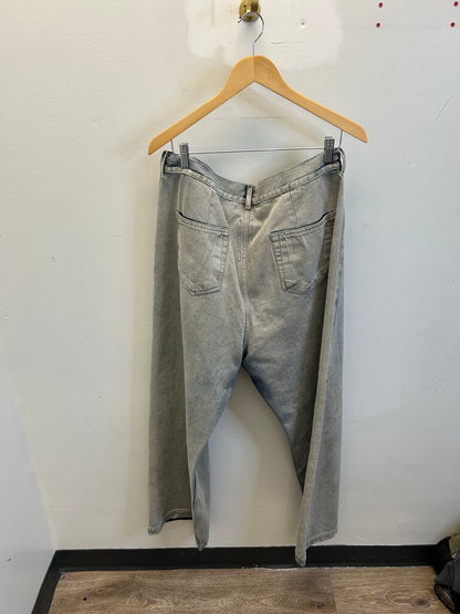 Preowned Rick Owens Bleach Geth Denim sz.38
