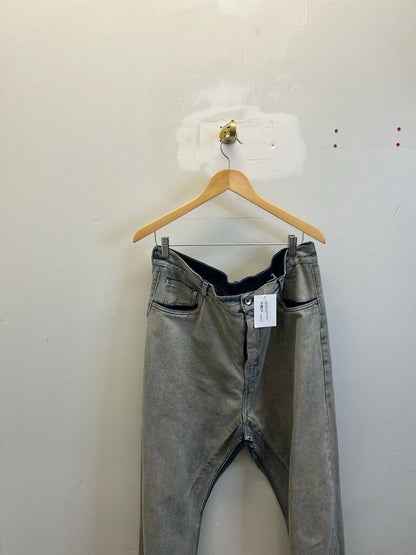 Preowned Rick Owens Bleach Geth Denim sz.38